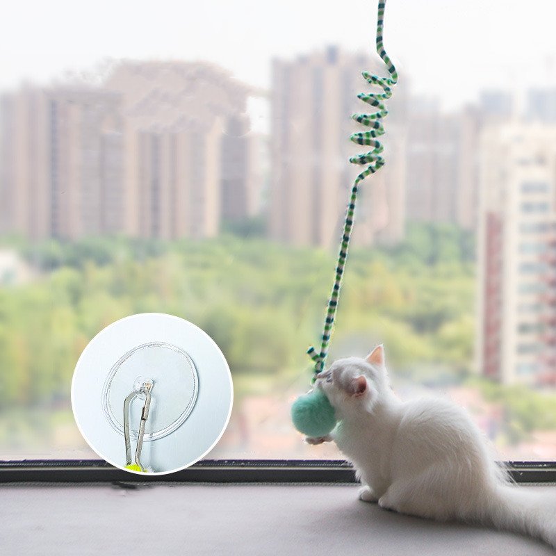 Interactive Cat Hanging Teaser Toy (Stretch Rope)