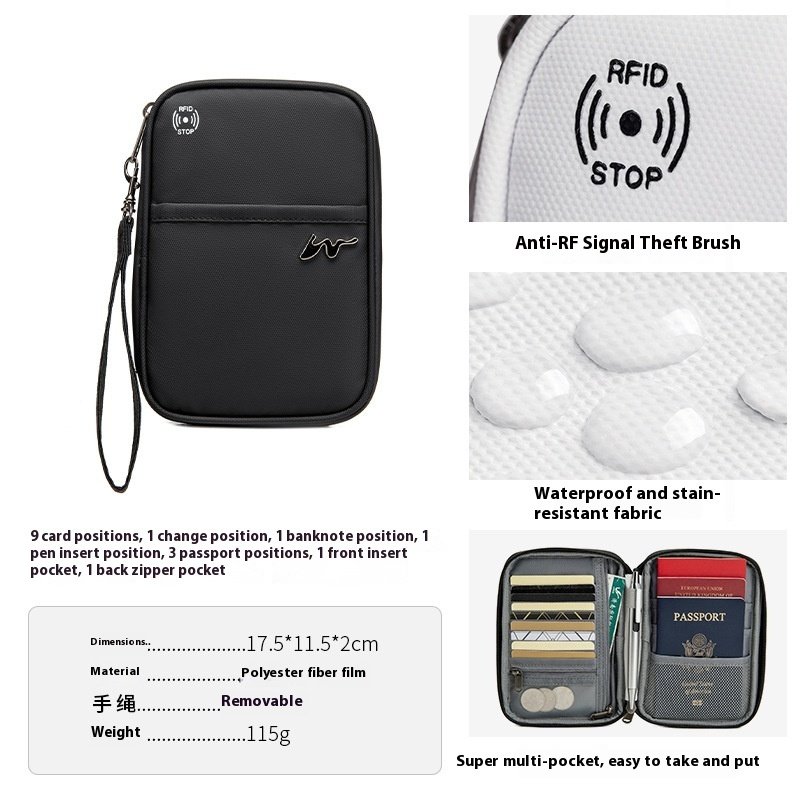 RFID Passport & Travel Document Organizer - Image 2