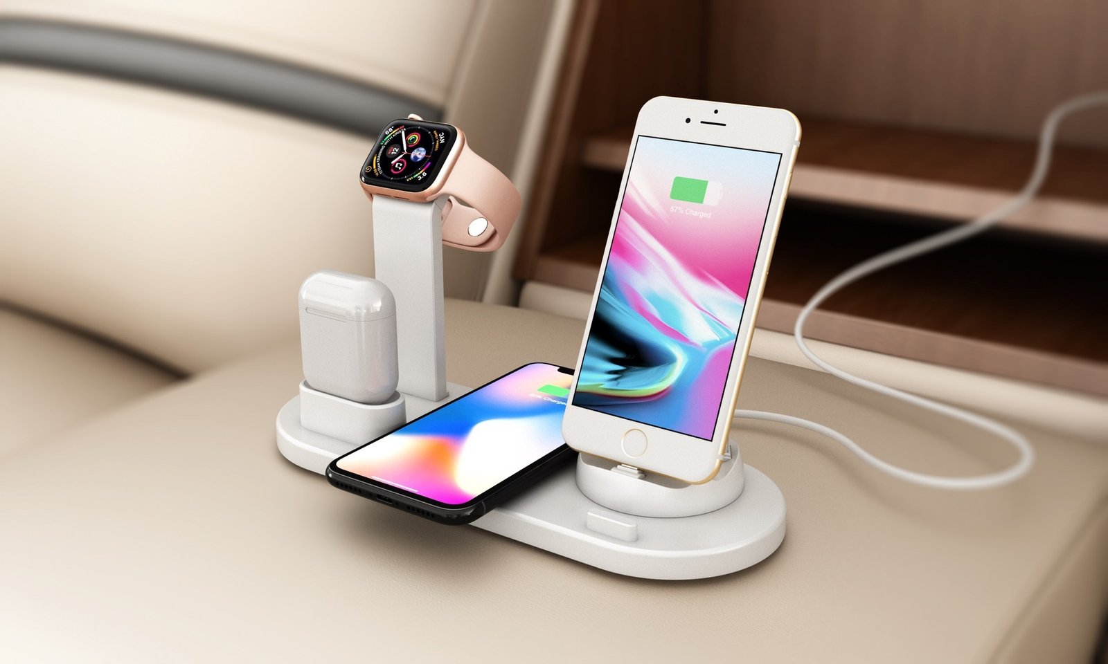 Ultimate 4-in-1 Fast Wireless Charging Station (Apple & Android)