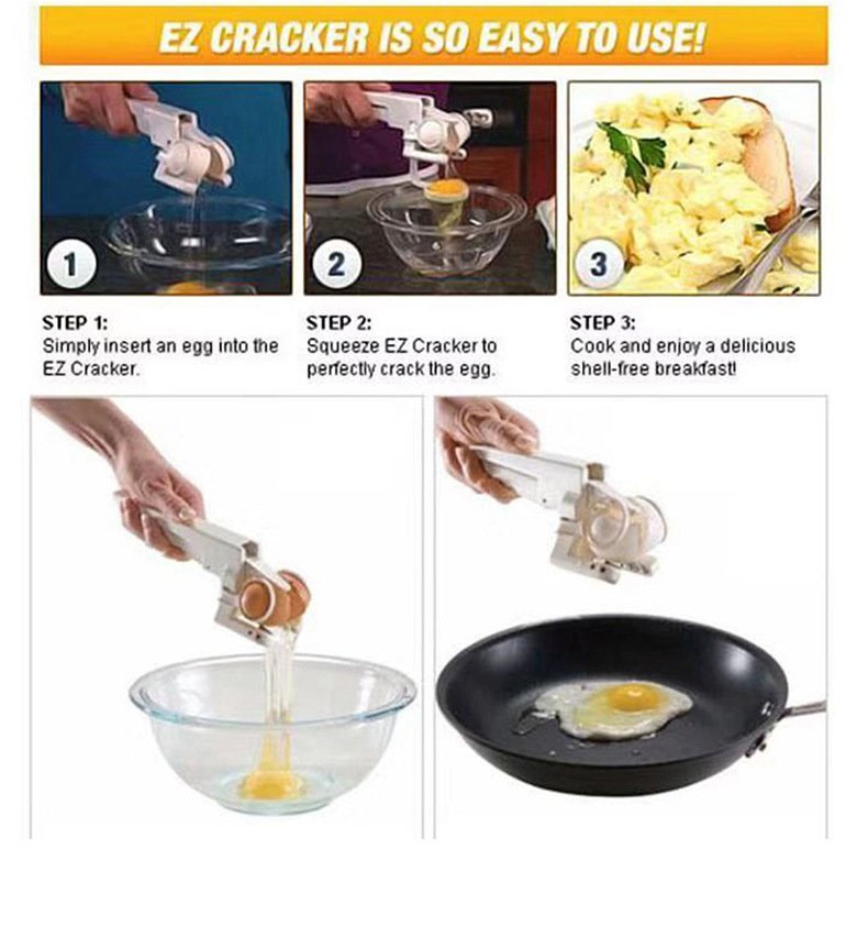 Egg Cracker & Shell Separator Tool (BPA-Free) - Image 2