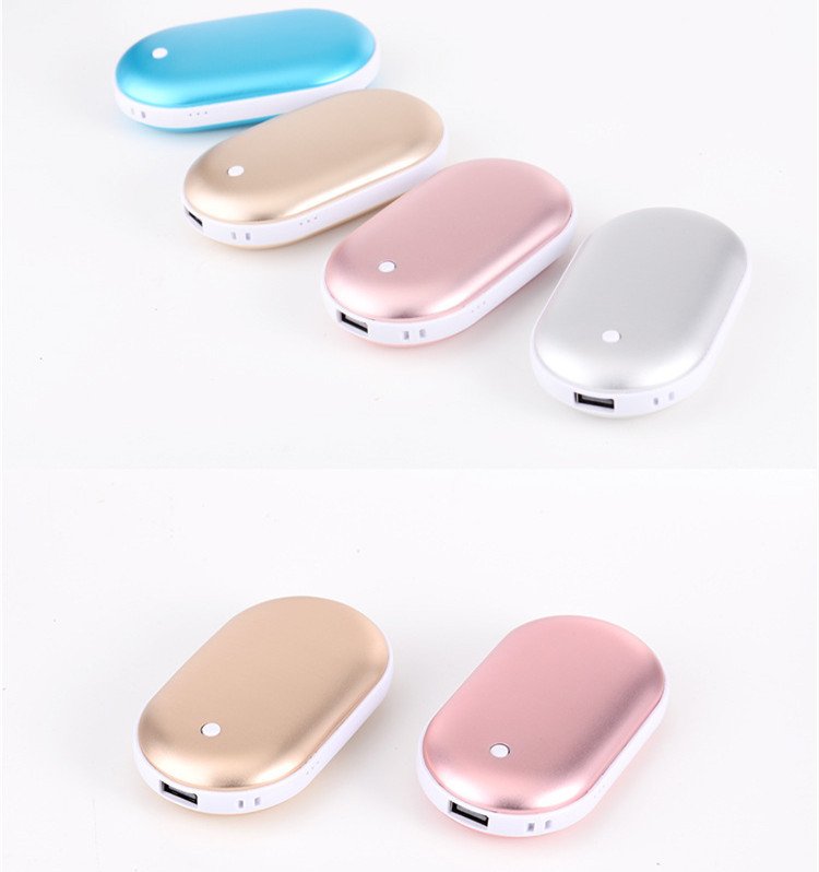 USB Rechargeable Hand Warmer + Power Bank (5200mAh) - Image 6